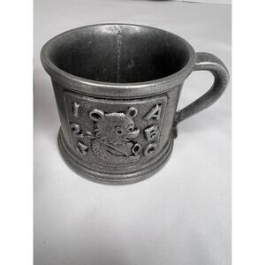 Vintage Carson Pewter Baby Mug, Bowl, and Spoon Set